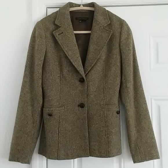 Zara | Jackets & Coats | Zara Olive Green Wool Blend Blazer | Poshmark